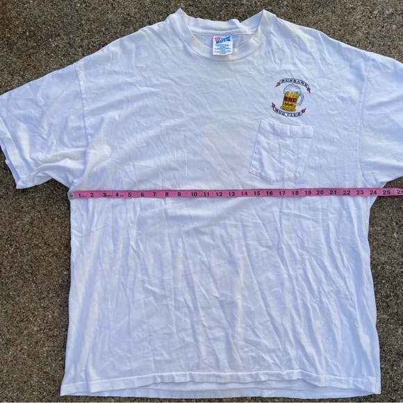Vintage Beer Tee Burbank Mug Club, Single Stitch, Vintage Hanes (XXL) - Picture 9 of 12